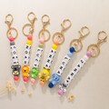 Personalised Beaded Keychain |Cartoon Animals Keyring |Class Gift | Nursery Graduation |Teacher Gift | Party Favours | School Leavers Gifts