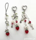 Aesthetic Strawberry Keychain