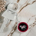 Horse Keychain, Necklace or Bracelet - Silver or Gold Chinese Zodiac Charm - Personalized Lunar New Year 2026 Year of The Horse Jewelry Gift