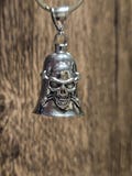 Guardian bell | keychain | biker gift | skull cross bones bell | ride bell