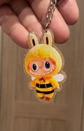 Bee Labubu Keychain