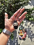 Labu bu Doll Keychain, 3D hard plastic keychain