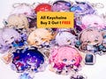 Honkai Star Rail Chibi Keychain, Buy2Get1Free, Honkai Star Rail Charm, Character Key Chain, Kafka, Sampo, Loucha, Asta, Jing Yuan | 01-23