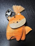 Woodland Fox Keychain Bag Tag
