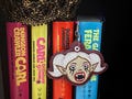Samantha Keychain – Dungeon Crawler Carl Inspired – Machine Embroidered on Marine Vinyl – Handmade Fandom Gift