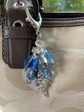 Detroit Lions player silver purse bag charm