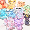 Pokemon Eeveelutions Acrylic Stands Pudding Dessert Sugar Cute Eevee Jolteon Flareon Vaporeon Umbreon Espeon Leafeon Glaceon Sylveon