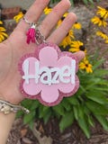 Custom Name Keychains- Backpack Name Tags- Acrylic Keychain- Diaper Bag Tag- Kids Name Tag- Backpack Tag