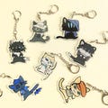 Valorant Anime Acrylic Keychain Set - Cute Agent Charms for Keys, Backpack, Desk Decor - Perfect Gift for Gamers & Fans