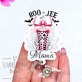 Boo Jee Mama Badge Reel, Halloween Badge Reel, Nurse Badge, Boo Badge Reel, Ghost Badge Reel, Medical Badge Reel, Badge