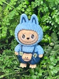 Labubu Face-Changing Keychain: Spin Phone/Backpack Pendant