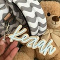 Personalized Kids Name Tag – Backpack Keychain, Custom Luggage Tag, Diaper Bag Tag, Kids Backpack Tags, Children’s Name Keychain