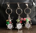 Jesus is the Reason Christmas Charm: Religious Holiday Keychain with Cross