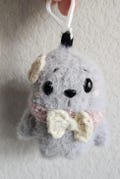 Sealby the Seal — Fluffy Crochet Keychain | Kawaii Amigurumi Plush Bag Charm | Handmade