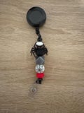 SHOP EXCLUSIVE!!  Beaded Badge Reel - Spider