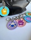 Poke Monster AirTag/coins keychain in 2,5 inch