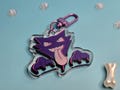 3D Haunter Acrylic Epoxy Keychain Charm, Poke Pals Keyring, Pokemon Lover Gift, Fun Bag Charm