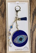 Eye Candy Los Angeles Evil Eye Bling Bag Charm and Keychain NEW