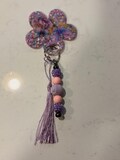 Butterfly flower keychain