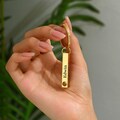 Vertical 3d Bar Photo Projection Keychain, Personalized Photo Keychain, Memorial Photo Keychain, Gift for Her, Custom Christmas Gifts