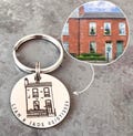 Custom House Keyring - New Home Gift - Gift for First Time Buyer - Custom Drawing - Keyring for New Home - Personalised New Home Gift