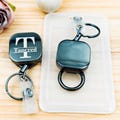 Personalized Metal Badge Holder with Retractable Keychain for Office, Medical Professionals, Doctors, Coworkers and Corporate ID