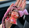 Genuine Big Crybaby Angel Xoxo Customized Bag Charm | Original Crybaby in Miu Style | Angel Cry Baby Big Doll Bag Accessory
