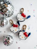 Cute Kitty Zipper Pouch Keychain- Travel- Anime- Vacation- AirPods- Purse- AirTag- Apple- Gift- Birthday- Teacher- Accessories