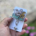 Treat & Yeet em badge reel, ID holder, nurse name badge, nursing accessory
