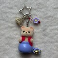 Calico Critter Keychain | Cute Keychain | Kawaii Keychain | Phone Charms | Baby Fairytale Series Keychain | Belt Charm | Beaded Keychain