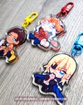 FE3H Edelgard Dimitri Claude Post timeskip v2 acrylic keychain
