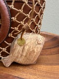 Hand-Carved Turbot Bag Charm