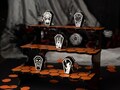 Halloween Keychain Clicker Gift For Classroom Prize Backpack Accessory For Purse Fun Gift for Trick or Treat Halloween Gift Bag Goodies