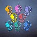 Feminist Keychain (4) Empowerment Charm, Handmade Equality & Women’s Rights Keyring, Inspirational Gifts for Activists, Strong Women, Allies