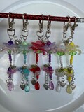 2pcs BFF Flower Keychain