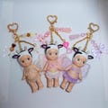 Unique Handmade Sonny Angel Keychain Accessory with Wings