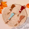 Multi Facet Wood Lanyard with Tassel,Colorful Card Holder Retractable Reel,Gift for Nurse Teacher Student,ID Badge Holder Work Accessory