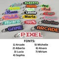 Custom 3D Printed Name Keychain