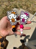 Mummy Kitty Badge Reel, Halloween Kitty Badge Reel, Halloween Badge Reel, Mummy Badge Reel, Nurse Badge Reel