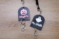 Spooky Teacher Lanyard: Personalized Halloween Badge Holder for School