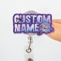 Hunter Tiger CUSTOM NAME Badge Reel, Derpy Name ID Holder Badge Reel, Kpop Saja Boys Badge Reel, Kpop Demon Hunters Badge Reel, Huntrix Reel