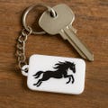 Horse Jumping Keychain – Equestrian Gift | Horse