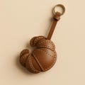 Croissant Bag Charm – Flaky, But Never Fake (Faux Leather Charm)