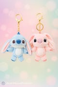 Cute Alien Couple Plush Keychains – Soft Stitch and Angel-Inspired Bag Charms