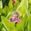 Baby Saja Keychain Tag, Saja Boys Keychain – K-Pop Demon Hunters Fan Art Bag Tag, Acrylic Keychain, Saja Boys Charm, Saja Boys Luggage Tag