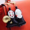 Handmade Lambskin No Face Keychain: Spirited Away Bag Charm