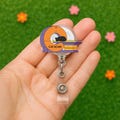 Funny Cat Scan Badge Reel, Nurse ID Holder, Medical Pun Badge Clip, Black Cat Lover Gift, Healthcare Work Accessory, Halloween Nurse Badge