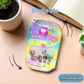 Custom Charm Demon Hunter Kpop Shaker Keychain,Cute Chibi S.A.J.A Boy Band Charm Shaker Keychain, Custom Badge Holder Korea Anime Keychain