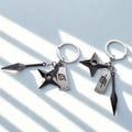 Anime Naruto Keychain Ninja Leaf Village Metal Keychain Anime Accessories Cosplay Gift for Fans Bag Car Key Ring Pendant Nauto tumble Sasuke