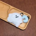 Halloween Keychain, Plush Ghost Keychain, Ghost Keychain, Custom Ghost Keychain, Custom Keyring, Halloween Plush, Cute Bag Charm,